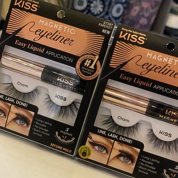 NEW IN BOX! 2 BRAND NEW KISS MAGNETIC EYELASHES - Picture 1 of 3